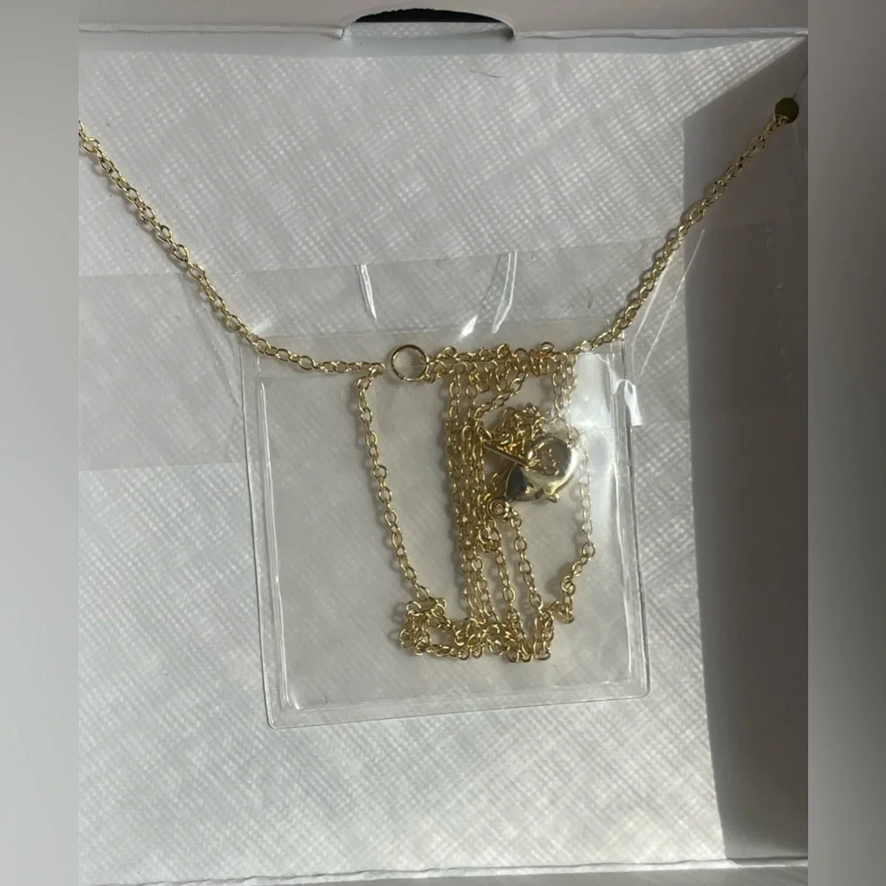 Necklace,Gold Heart Pendant Necklace,